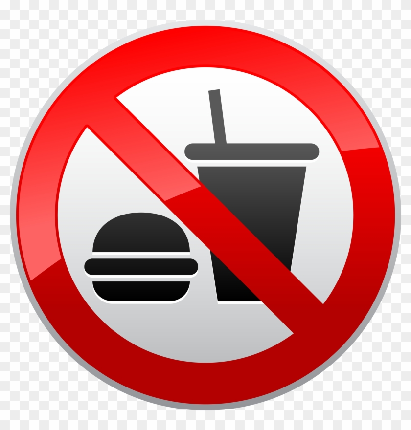 No Drinking Cliparts - Interdiction De Manger Et Boire #994522