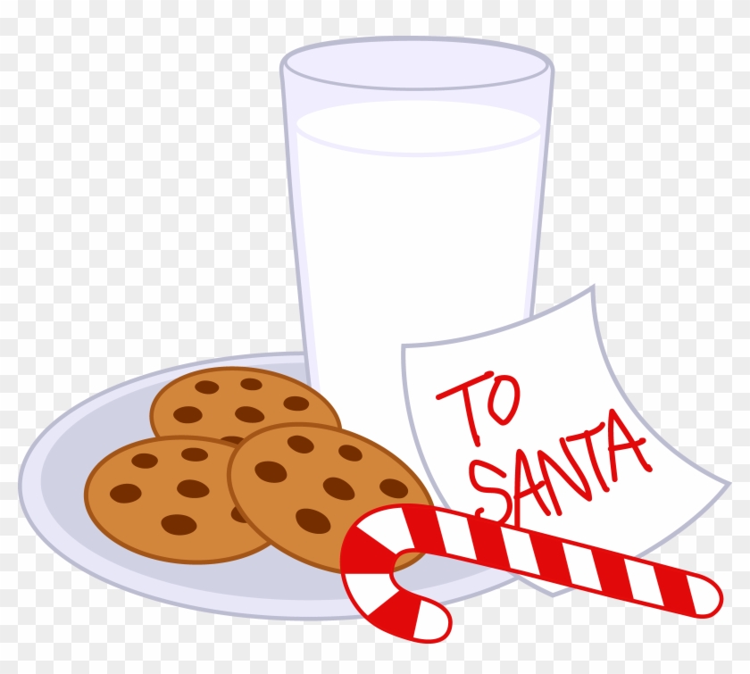Cookies And Milk For Santa Claus - Cookies And Milk Christmas #994531