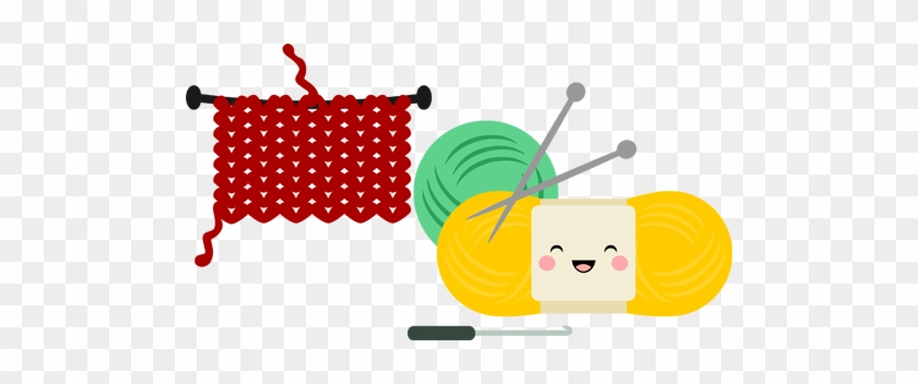 Kawaii Knitting - Scalable Vector Graphics #173926