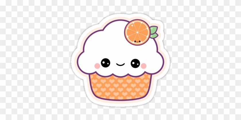 Cute Orange Cupcake Cute Orange Cupcake