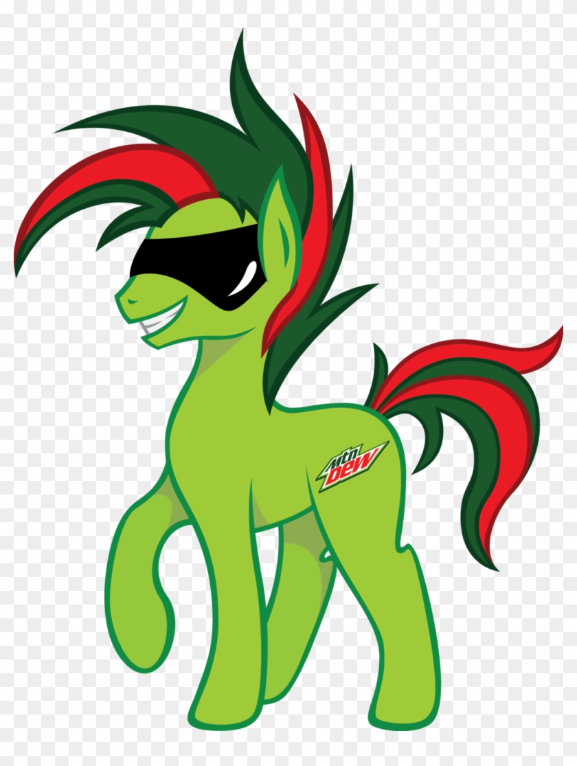 Mountain Dew Pony By Blueaquamarinespark - Mt Dew Transparent Background Png #173982