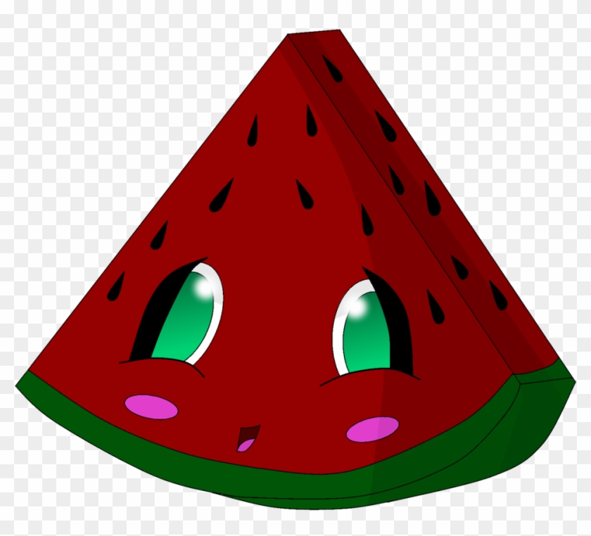 Clipart Info - Watermelon With A Cute Face #174000
