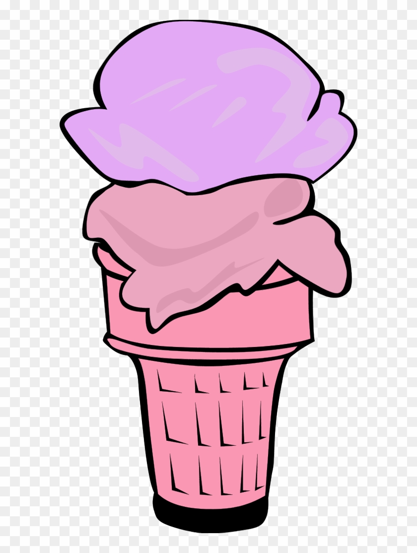 Ice Cream Cone For Fast Food Menu - Ice Cream Cone Clip Art #174133