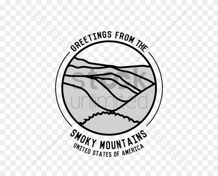Smoky Mountains Vector Graphic Clipart - Smoky Mountains Vector Graphic Clipart #174146