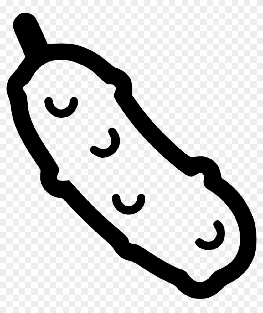 pickle clipart black and white