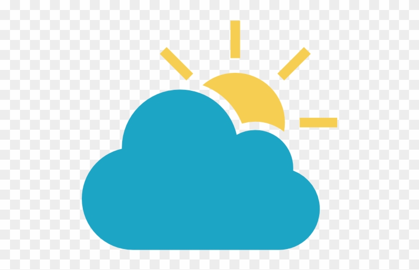 Currently - Sunny With Clouds Icon #174213