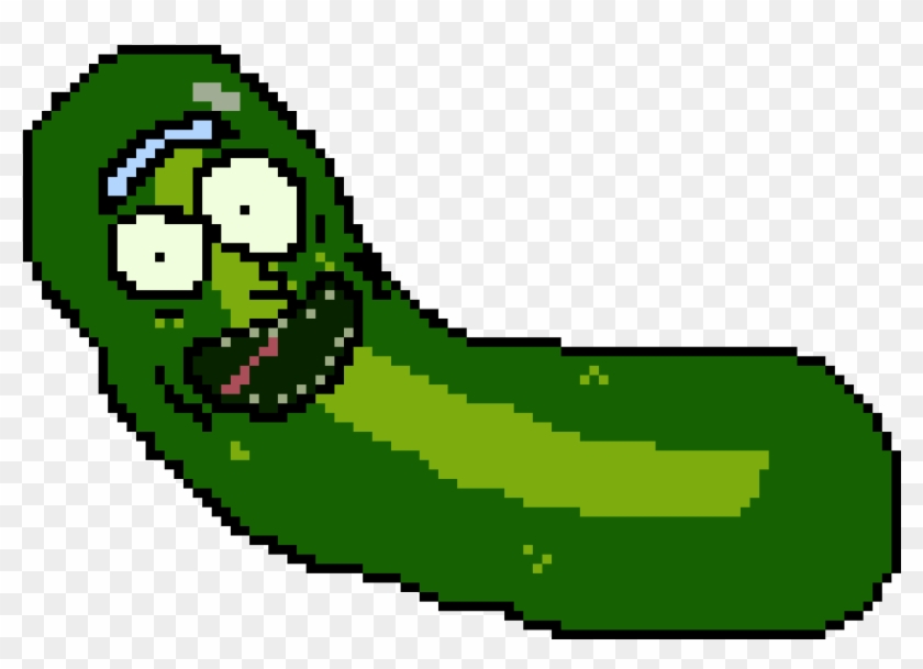 Pickle Rick - Pickle Rick Pixel Art #174248