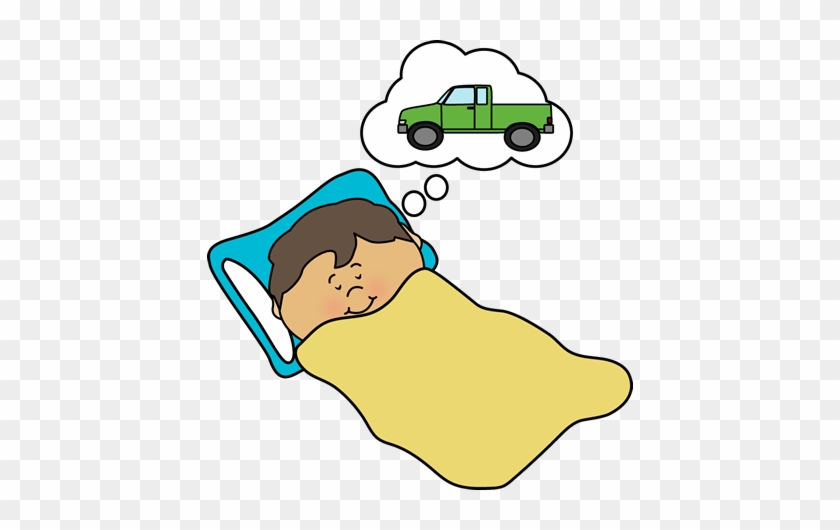 Boy Dreaming Clipart - Dreaming Of A Truck #174282