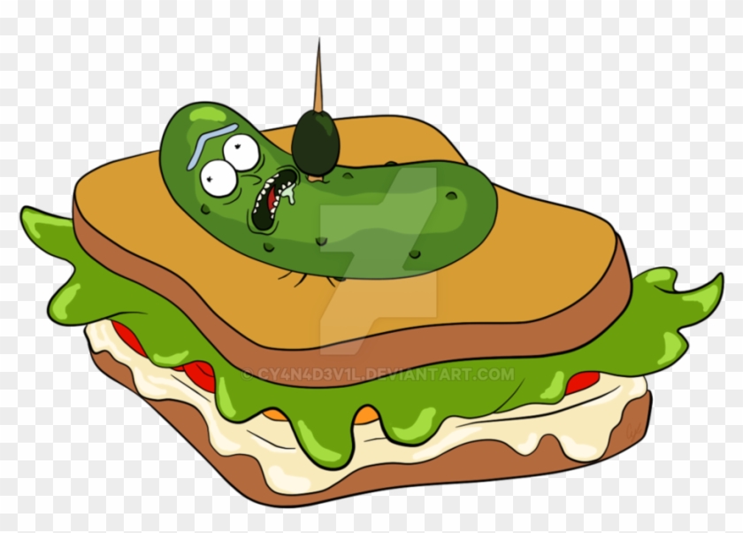 Pickle Rick Sandwich By Cy4n4d3v1l - Pickle Rick #174288