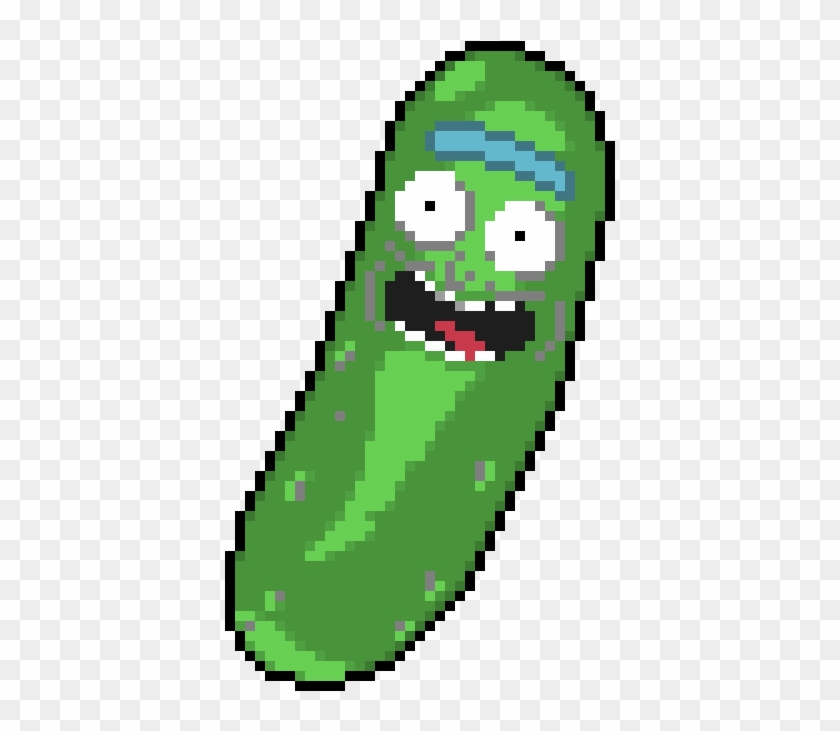 Pickle Rick - Pickle Rick Pixel Art #174320