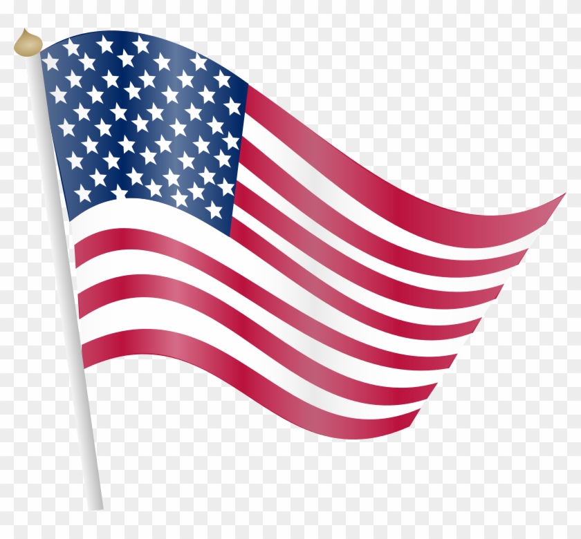 Free American Flag Clip Art - American Flag Clip Art Transparent #174346