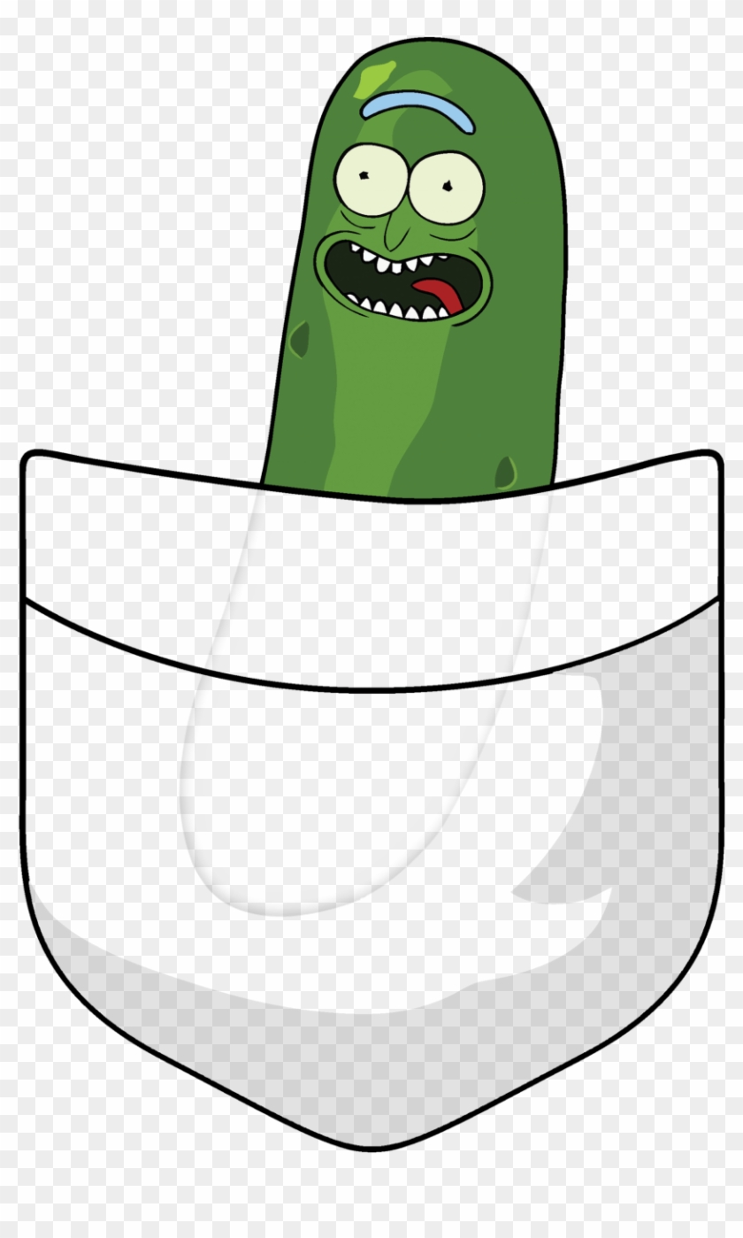 Pickle Rick In A Pocket Free Transparent Png Clipart Images Download