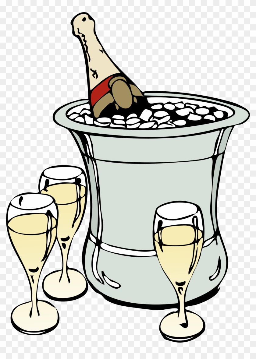 Free Champagne On Ice - Custom Champagne On Ice Sticker #174408