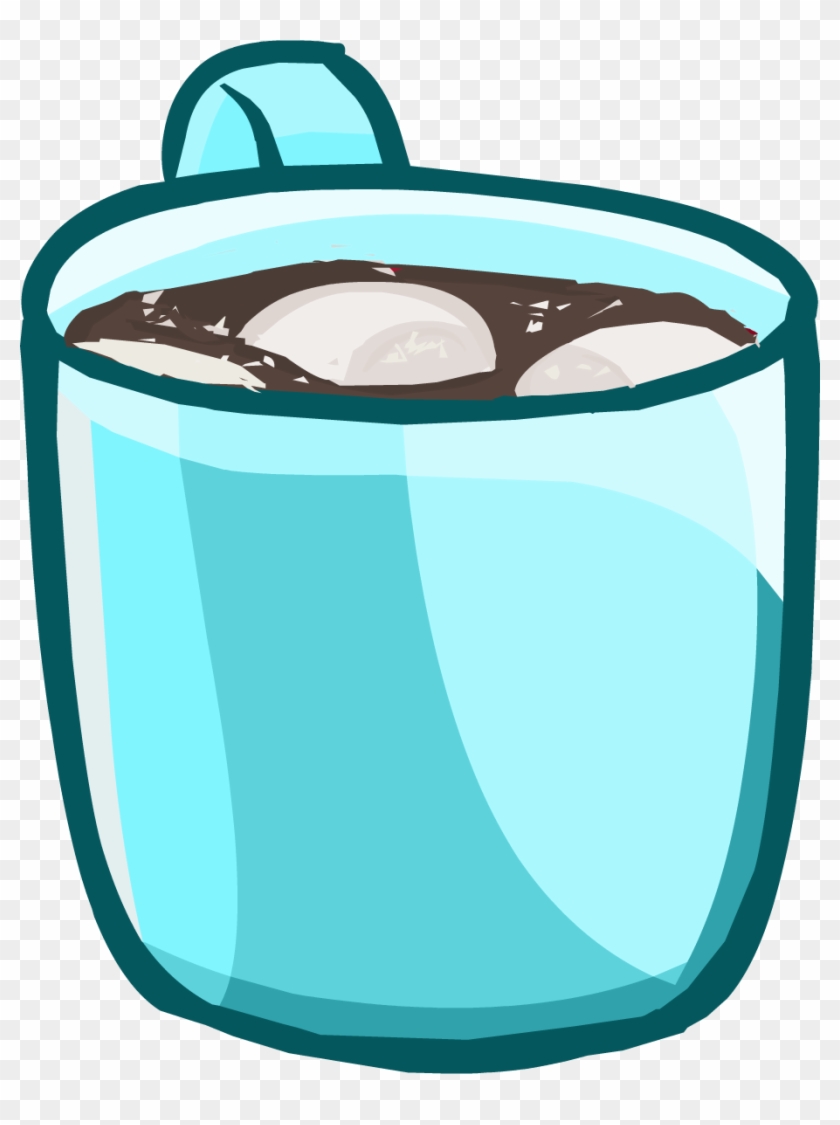 Hot Chocolate Clipart Penguin - Club Penguin Hand Item Id #174474