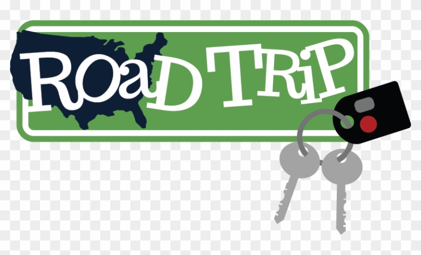 Road Trip Svg Scrapbook Title Vacation Svg Files Road - Road Trip Sign Clip Art #174525