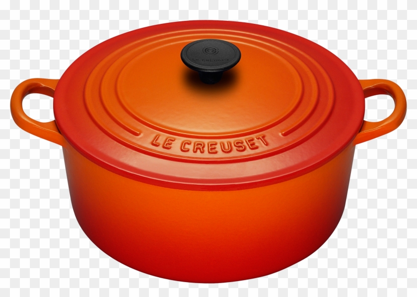 One Kings Lane - Le Creuset 24cm Cast Iron Round Casserole Dish Volcanic #174526