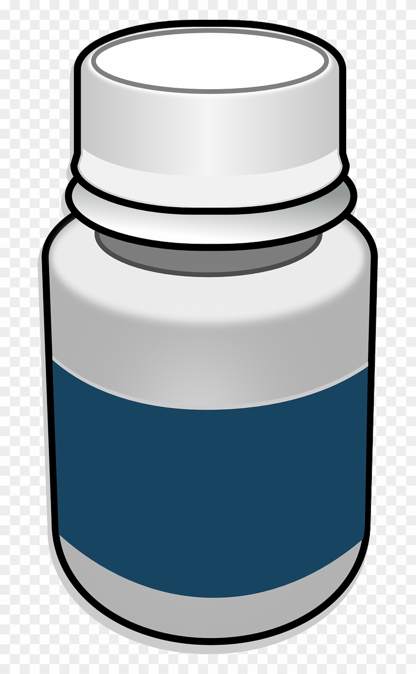 Bottle Clipart Medication - Pill Bottle Clipart Transparent #174638