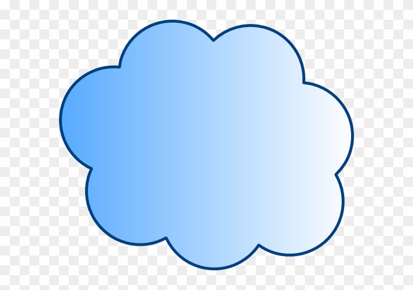 Blue Cloud Clip Art At Clker - Blue Cloud Clipart #174640