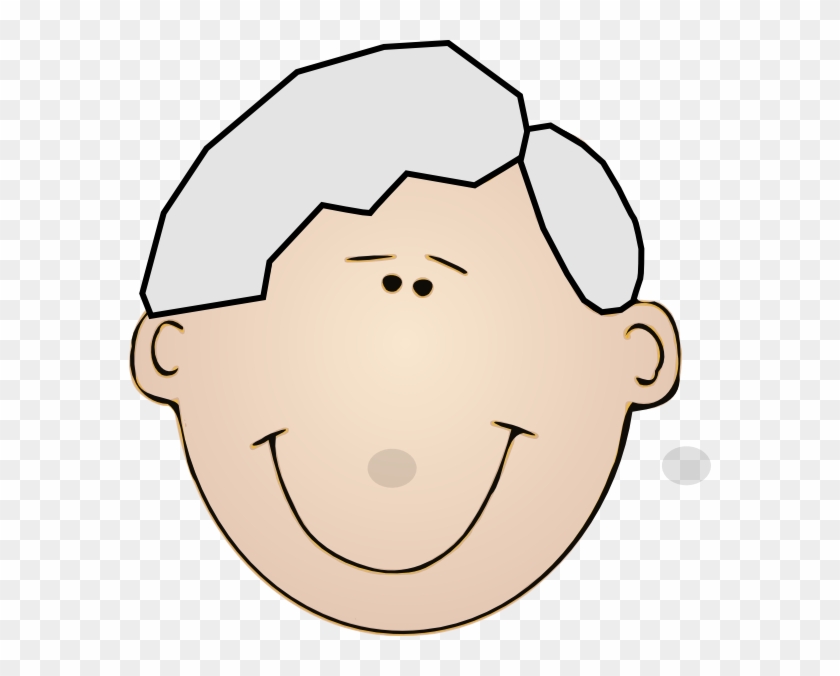 Grandpa Face Clip Art - Cartoon #174667