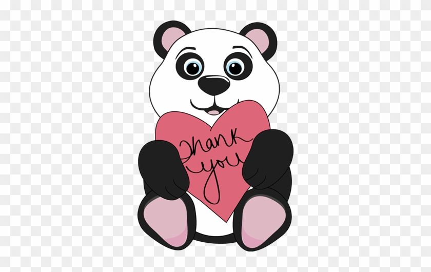 Panda Bear Thank You - Panda Thank You Clipart #174744