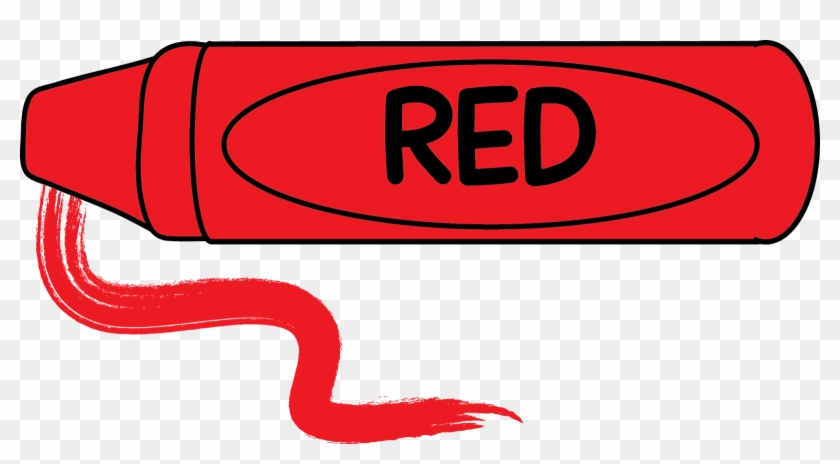 Red Crayon Clipart - My Favorite Color Is Red #174796
