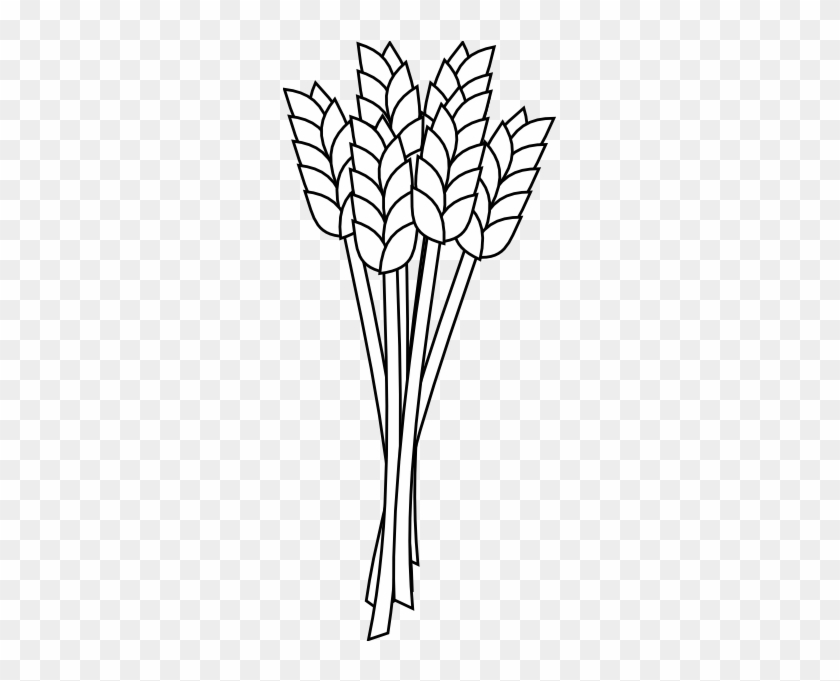 Wheat Clipart Black And White #174826