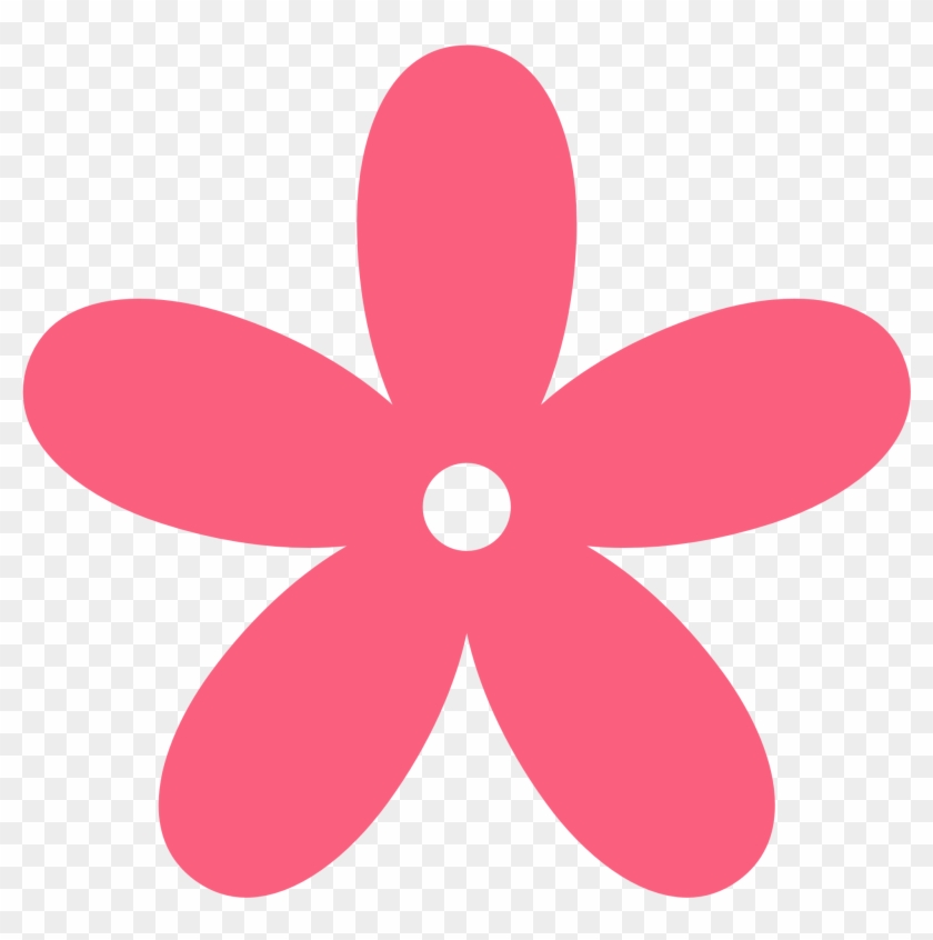 Pink Flower Clipart - Golden Flower Clip Art #174854