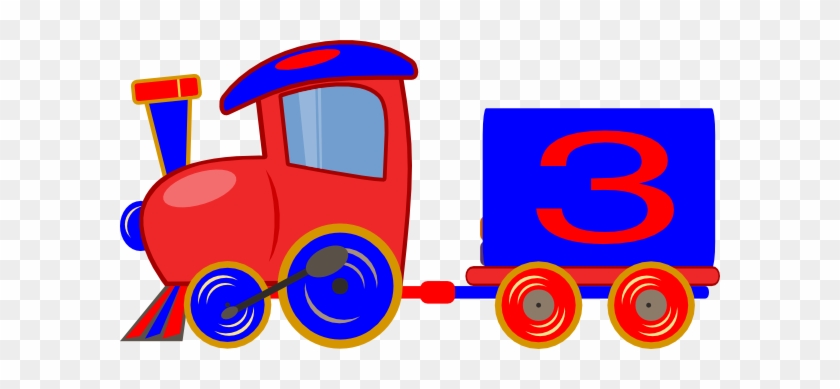 Loco Train Clip Art - Birthday Train Clipart Free #174865