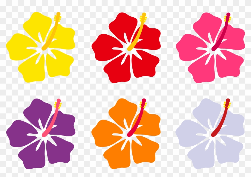 Cartoon - Cartoon Hawaiian Flowers - Free Transparent PNG Clipart Images  Download
