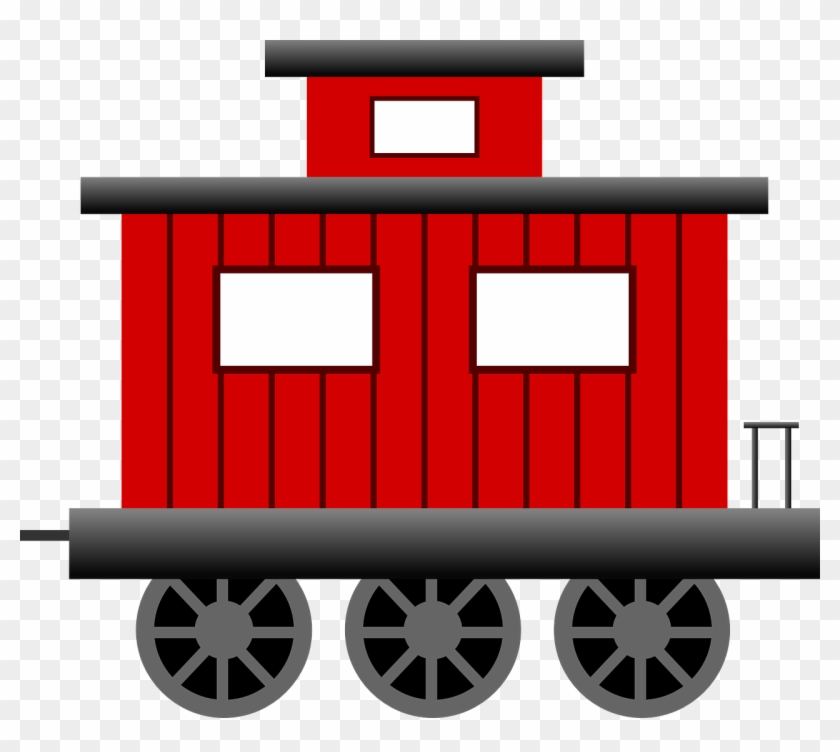 Railways Clipart Kereta Api - Caboose Clip Art #174874