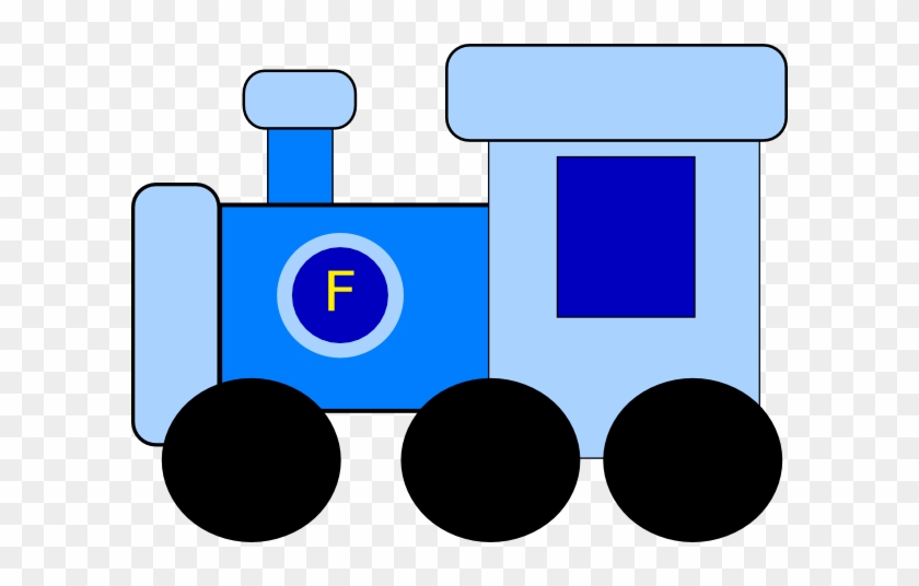 Blue Train Clipart #174889