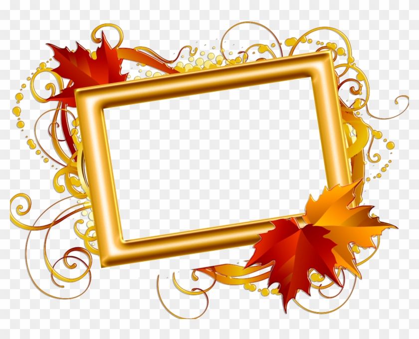 Borders And Frames, Graphics, Autumn, Clip Art, Gifs, - Tubes Cadre Automne #174933