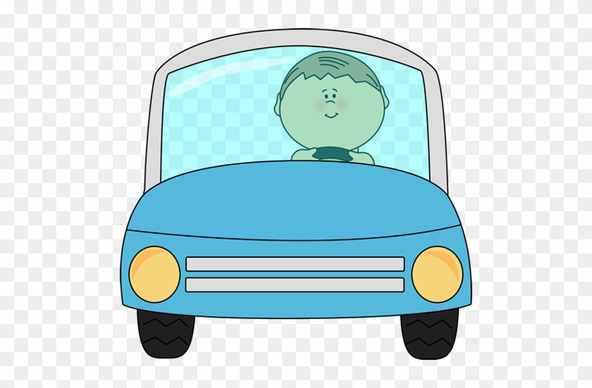 Kid Driving A Car Clip Art - Driving Car Clip Art #174965