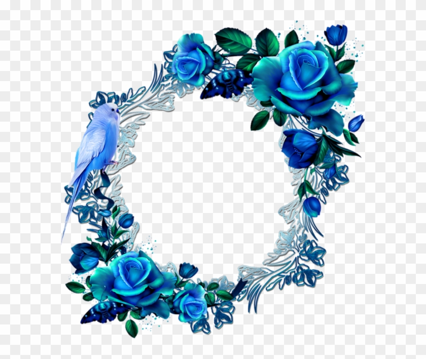 Transparent Blue Rose Clip Art #174981