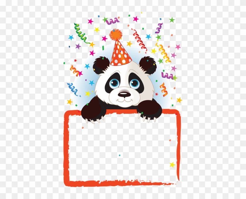 Cute Clip Art Three Little Pigs - Happy Birthday Panda Clipart #175001