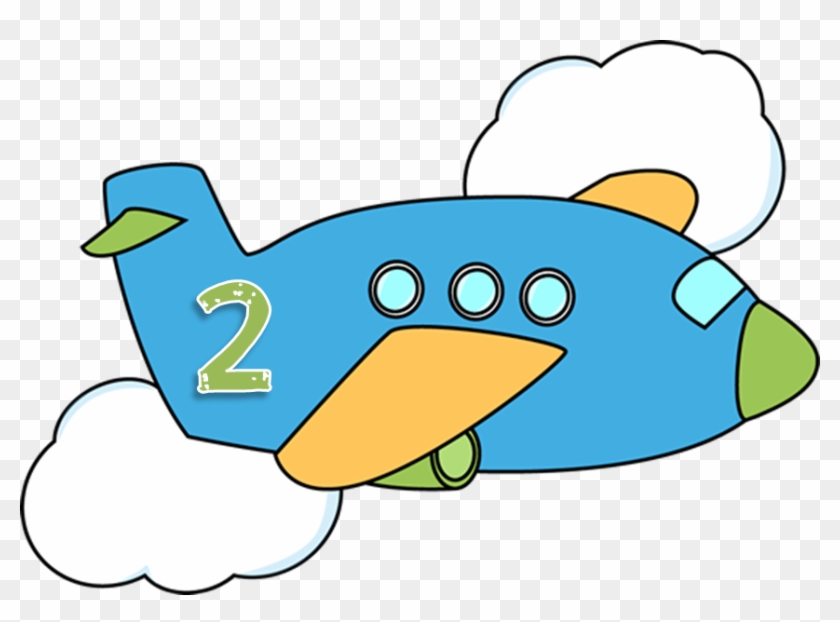 Airplane Flying Through Clouds - Airplane Clip Art #175100