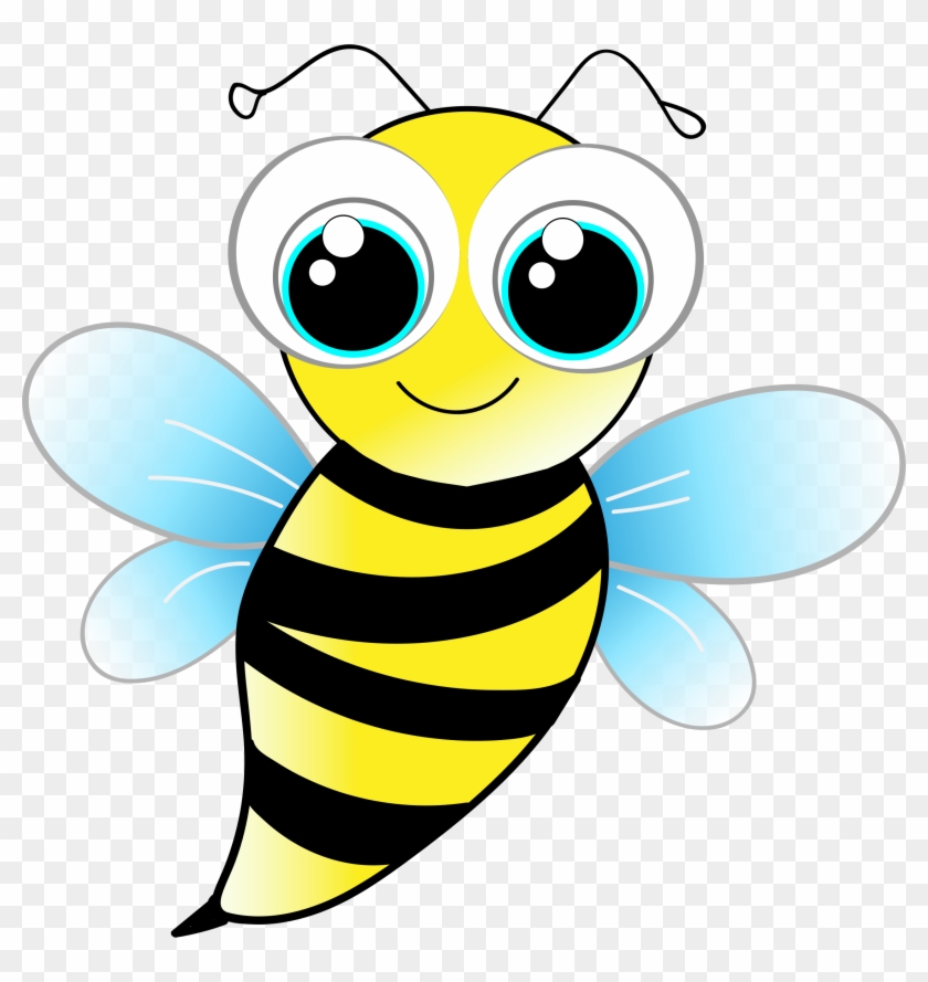 Bee Clipart - Gambar Lebah Madu Kartun #175177
