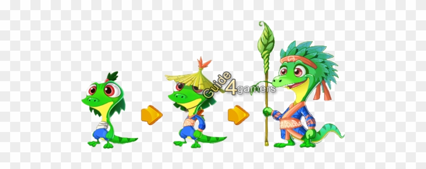 Kung Fu Pets Forest Lizard Growth - Kung Fu Pets Forest Lizard #175204