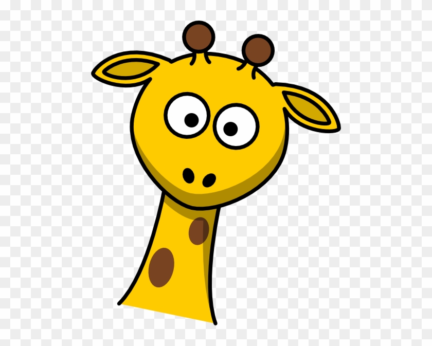 Giraffe Head Clip Art - Giraffe Face Drawing Cartoon #175208