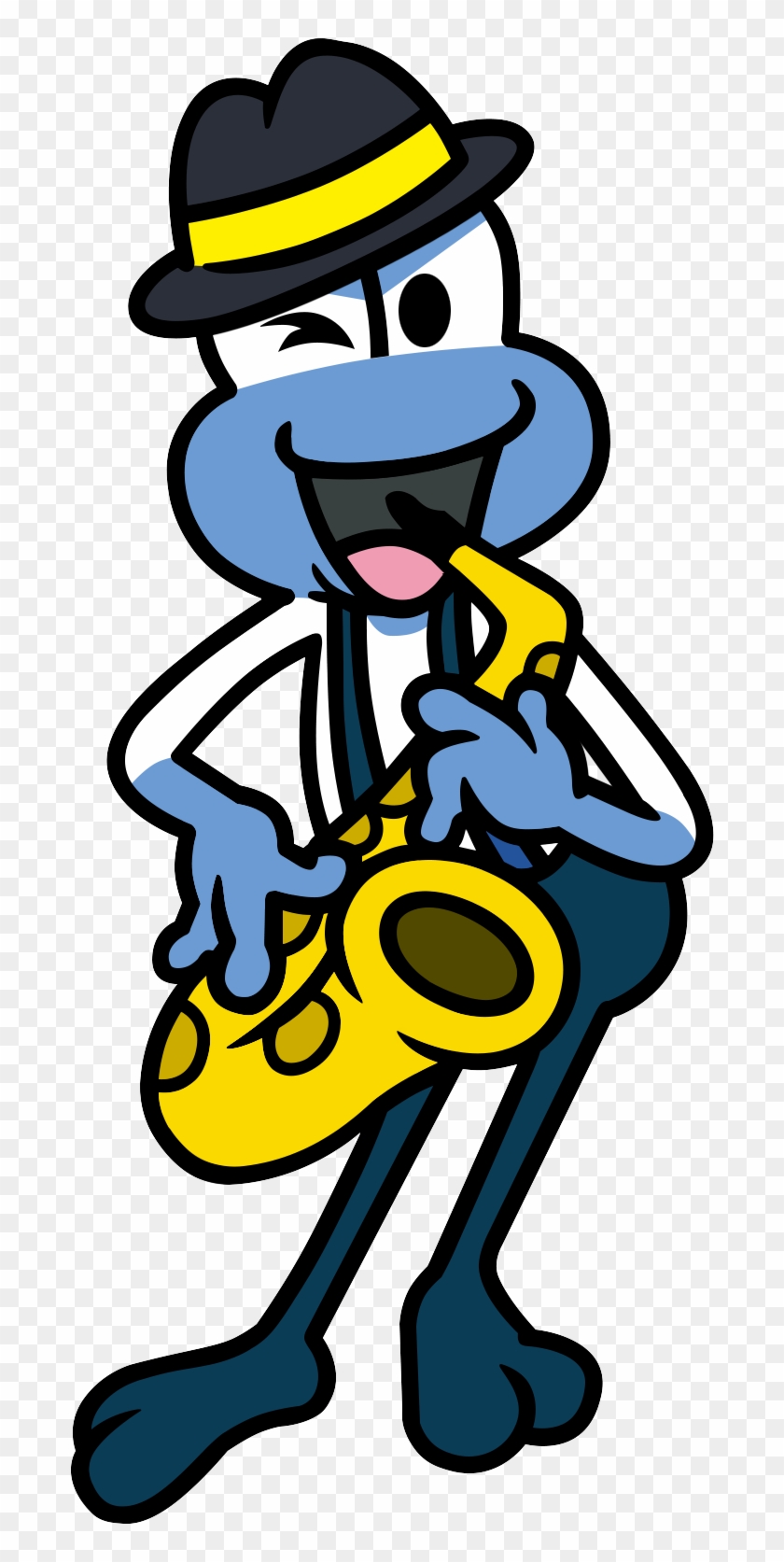 Blue Frogette Sax - Rhythm Heaven Frog Hop #175226
