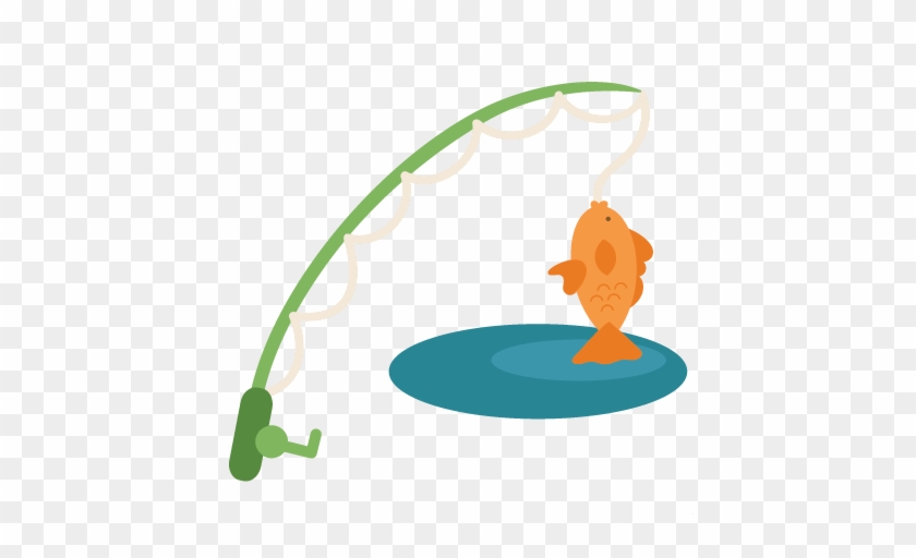 Fishing Pole - Cute Fishing Pole Clipart #175274