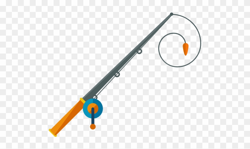 Fishing Rod Clipart Stick Man - Fishing Rod Icon #175326