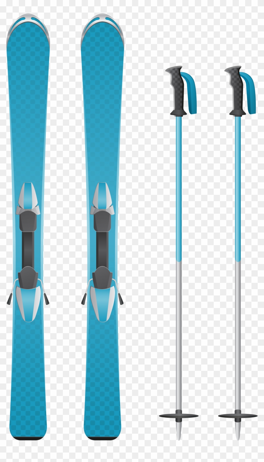 Skiing Clip Art - Skis Clipart Png #175353