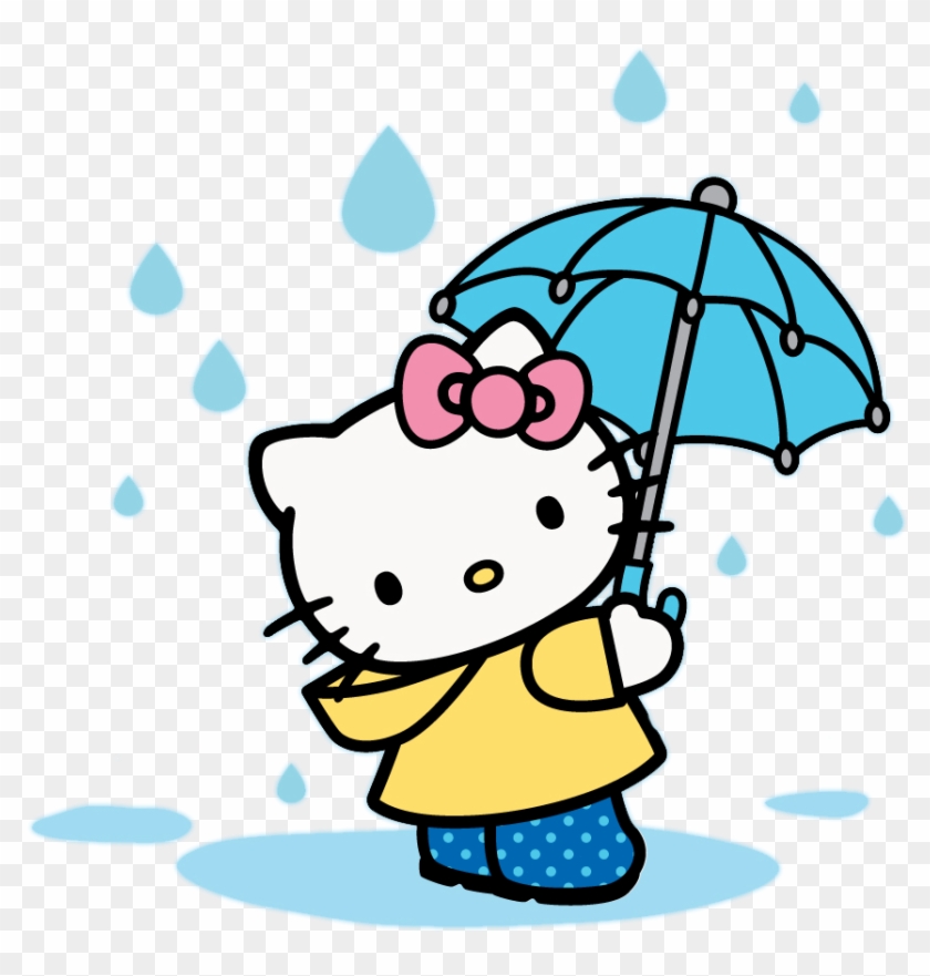 Hello Kitty On A Light Yellow Shirt For Livy - Hello Kitty Rain #175381