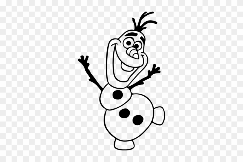 Olaf Dancing Vinyl Decal - Pin The Nose On Olaf #175392