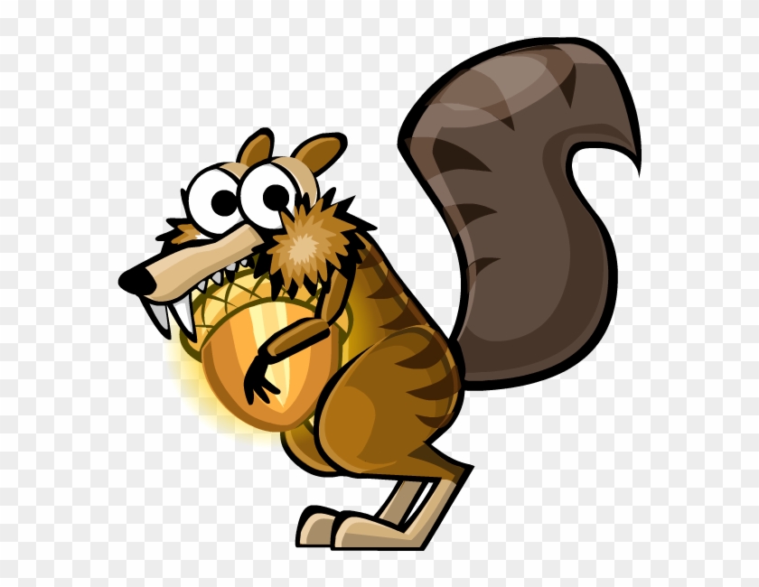 Ice Age Squirrel Png - Ice Age Squirrel Cartoon - Free Transparent PNG  Clipart Images Download
