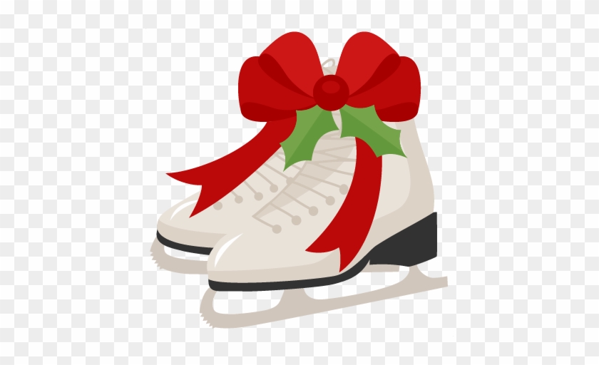 Sport - Christmas Ice Skates Clipart #175403