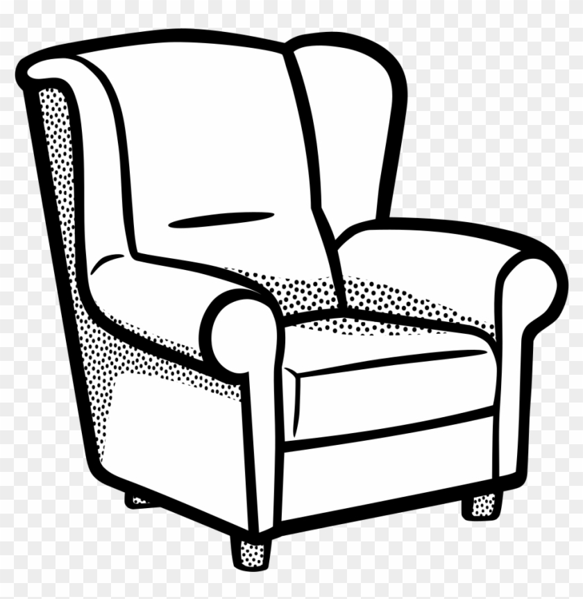 Clip Art Details - Living Room Coloring Page #175432