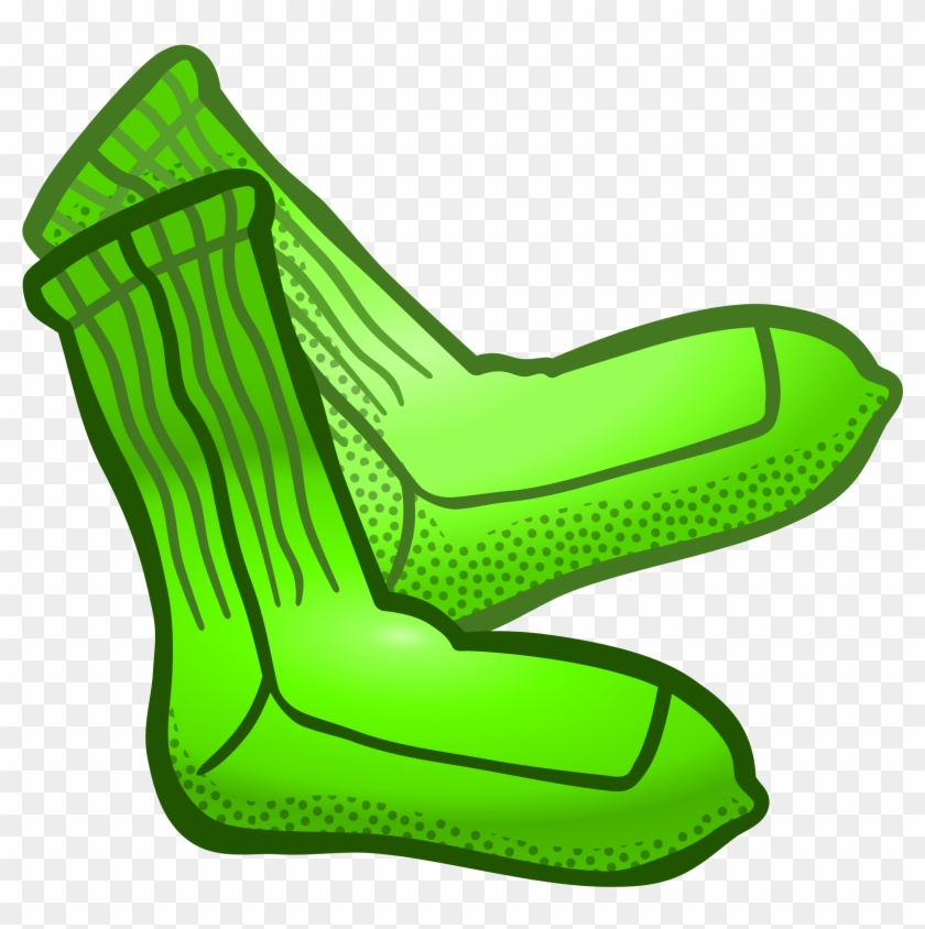 Big Image - Green Socks Clipart #175459