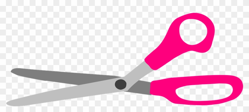 Scissors Pink Sharp Equipment Tool Steel M - Pink Scissors Png #175515